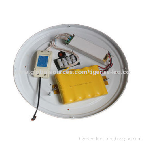 SAA led lights for ceiling with emergency battery packs, oyster shape, AC200-240V, CRI>80